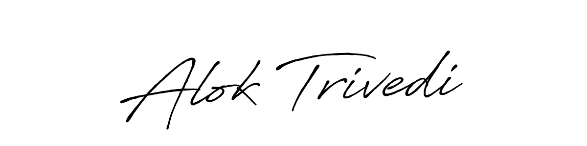 This is the best signature style for the Alok Trivedi name. Also you like these signature font (Antro_Vectra_Bolder). Mix name signature. Alok Trivedi signature style 7 images and pictures png