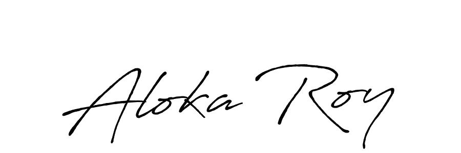 It looks lik you need a new signature style for name Aloka Roy. Design unique handwritten (Antro_Vectra_Bolder) signature with our free signature maker in just a few clicks. Aloka Roy signature style 7 images and pictures png