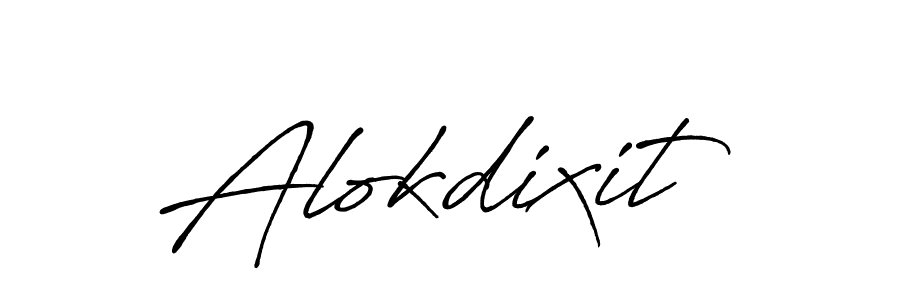 Use a signature maker to create a handwritten signature online. With this signature software, you can design (Antro_Vectra_Bolder) your own signature for name Alokdixit. Alokdixit signature style 7 images and pictures png