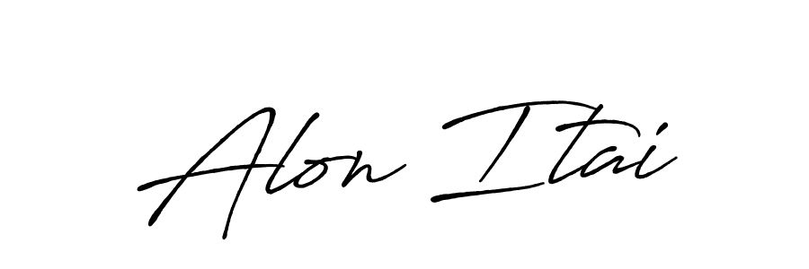 Similarly Antro_Vectra_Bolder is the best handwritten signature design. Signature creator online .You can use it as an online autograph creator for name Alon Itai. Alon Itai signature style 7 images and pictures png