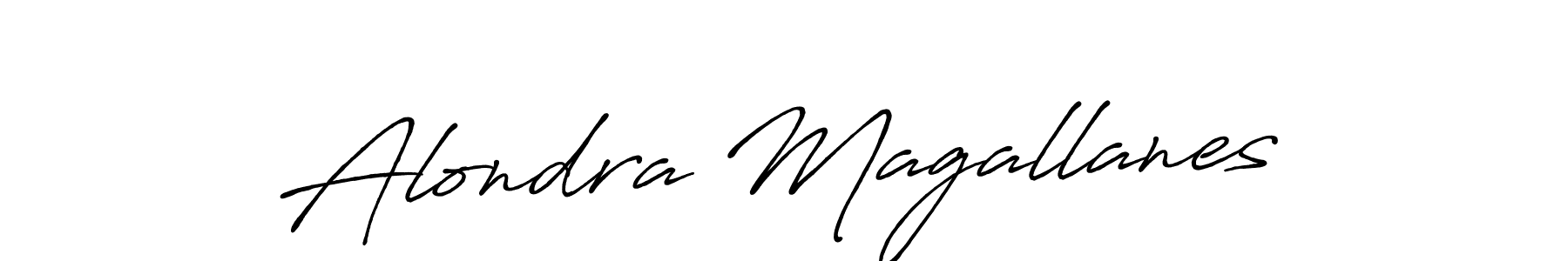 The best way (Antro_Vectra_Bolder) to make a short signature is to pick only two or three words in your name. The name Alondra Magallanes include a total of six letters. For converting this name. Alondra Magallanes signature style 7 images and pictures png