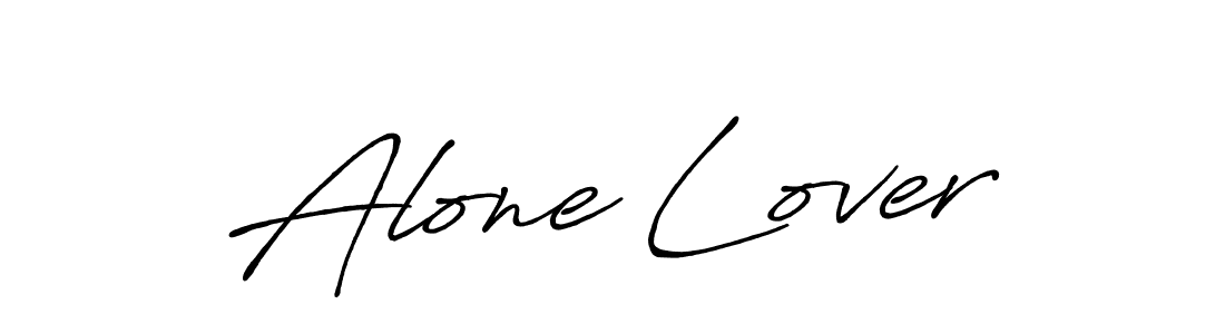 Make a short Alone Lover signature style. Manage your documents anywhere anytime using Antro_Vectra_Bolder. Create and add eSignatures, submit forms, share and send files easily. Alone Lover signature style 7 images and pictures png