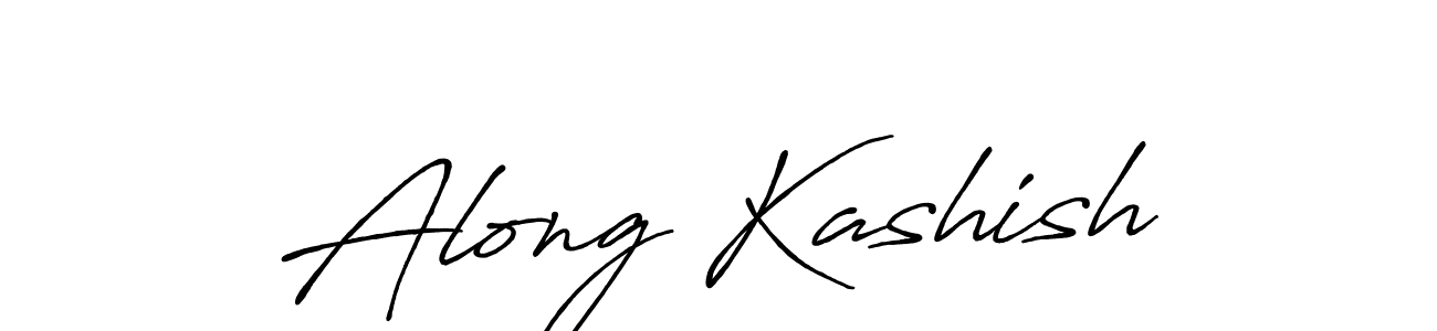 Design your own signature with our free online signature maker. With this signature software, you can create a handwritten (Antro_Vectra_Bolder) signature for name Along Kashish. Along Kashish signature style 7 images and pictures png