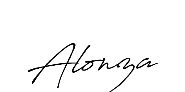 Make a beautiful signature design for name Alonza. Use this online signature maker to create a handwritten signature for free. Alonza signature style 7 images and pictures png