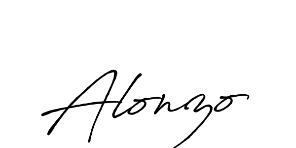 How to make Alonzo signature? Antro_Vectra_Bolder is a professional autograph style. Create handwritten signature for Alonzo name. Alonzo signature style 7 images and pictures png