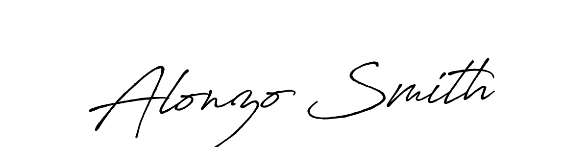 How to make Alonzo Smith signature? Antro_Vectra_Bolder is a professional autograph style. Create handwritten signature for Alonzo Smith name. Alonzo Smith signature style 7 images and pictures png