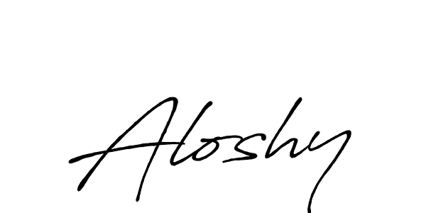 Here are the top 10 professional signature styles for the name Aloshy. These are the best autograph styles you can use for your name. Aloshy signature style 7 images and pictures png