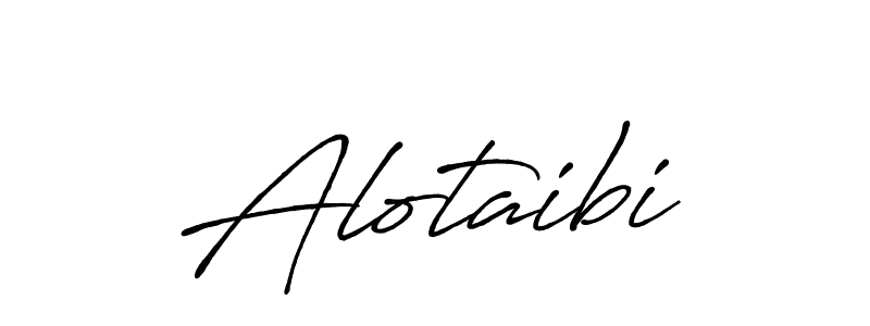 How to make Alotaibi signature? Antro_Vectra_Bolder is a professional autograph style. Create handwritten signature for Alotaibi name. Alotaibi signature style 7 images and pictures png