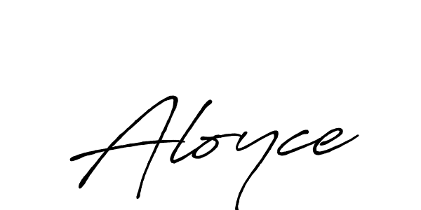 Aloyce stylish signature style. Best Handwritten Sign (Antro_Vectra_Bolder) for my name. Handwritten Signature Collection Ideas for my name Aloyce. Aloyce signature style 7 images and pictures png