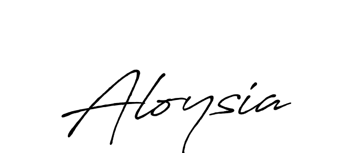 Make a beautiful signature design for name Aloysia. Use this online signature maker to create a handwritten signature for free. Aloysia signature style 7 images and pictures png