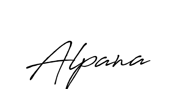 Make a beautiful signature design for name Alpana. With this signature (Antro_Vectra_Bolder) style, you can create a handwritten signature for free. Alpana signature style 7 images and pictures png