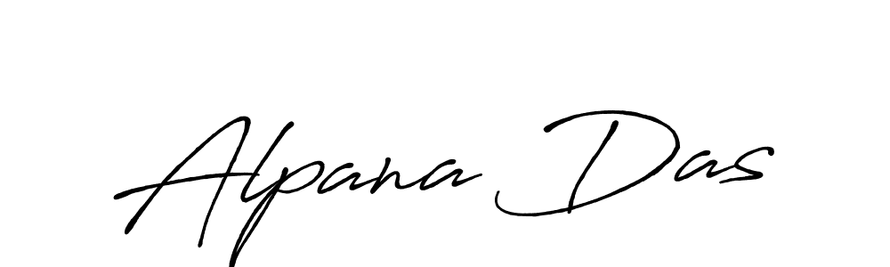 Create a beautiful signature design for name Alpana Das. With this signature (Antro_Vectra_Bolder) fonts, you can make a handwritten signature for free. Alpana Das signature style 7 images and pictures png