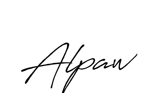 Also You can easily find your signature by using the search form. We will create Alpaw name handwritten signature images for you free of cost using Antro_Vectra_Bolder sign style. Alpaw signature style 7 images and pictures png