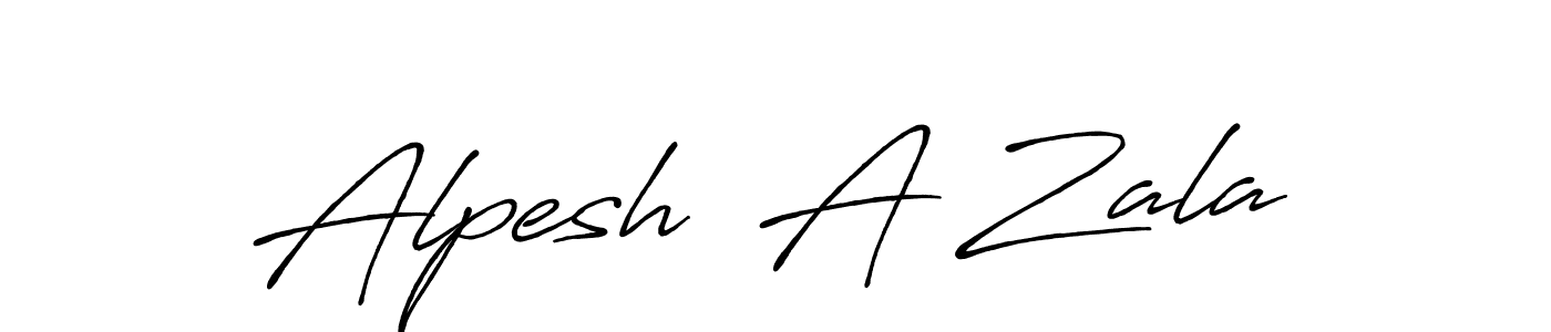 You can use this online signature creator to create a handwritten signature for the name Alpesh  A Zala. This is the best online autograph maker. Alpesh  A Zala signature style 7 images and pictures png