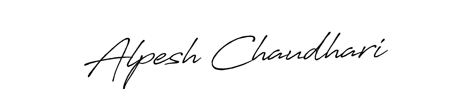 How to make Alpesh Chaudhari signature? Antro_Vectra_Bolder is a professional autograph style. Create handwritten signature for Alpesh Chaudhari name. Alpesh Chaudhari signature style 7 images and pictures png