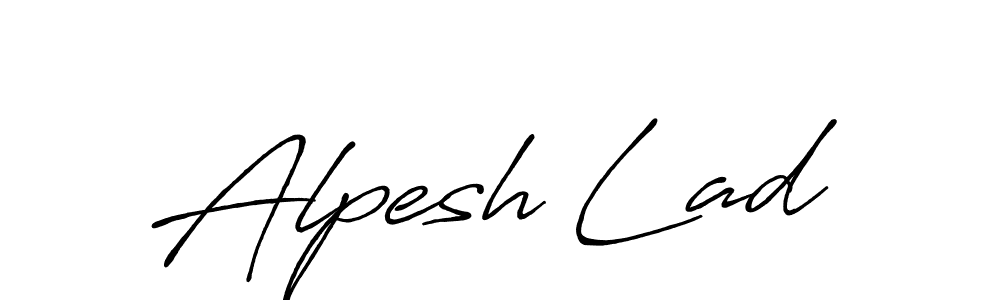 It looks lik you need a new signature style for name Alpesh Lad. Design unique handwritten (Antro_Vectra_Bolder) signature with our free signature maker in just a few clicks. Alpesh Lad signature style 7 images and pictures png