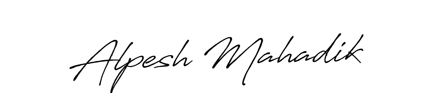 if you are searching for the best signature style for your name Alpesh Mahadik. so please give up your signature search. here we have designed multiple signature styles  using Antro_Vectra_Bolder. Alpesh Mahadik signature style 7 images and pictures png