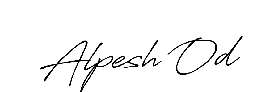 Make a beautiful signature design for name Alpesh Od. Use this online signature maker to create a handwritten signature for free. Alpesh Od signature style 7 images and pictures png