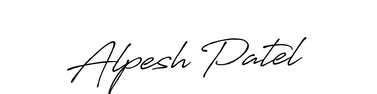 Also You can easily find your signature by using the search form. We will create Alpesh Patel name handwritten signature images for you free of cost using Antro_Vectra_Bolder sign style. Alpesh Patel signature style 7 images and pictures png