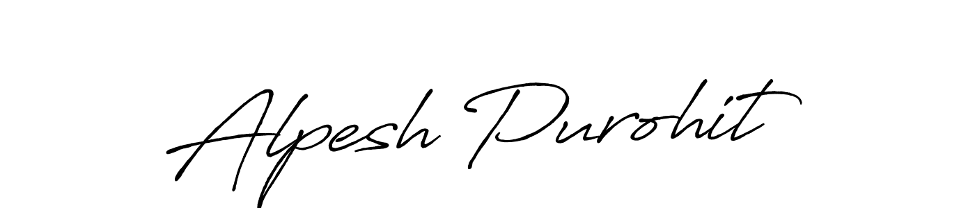 Make a beautiful signature design for name Alpesh Purohit. Use this online signature maker to create a handwritten signature for free. Alpesh Purohit signature style 7 images and pictures png