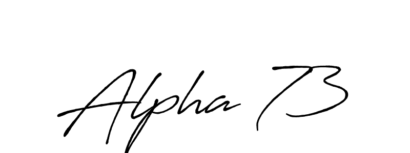 Once you've used our free online signature maker to create your best signature Antro_Vectra_Bolder style, it's time to enjoy all of the benefits that Alpha 73 name signing documents. Alpha 73 signature style 7 images and pictures png