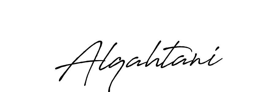 Use a signature maker to create a handwritten signature online. With this signature software, you can design (Antro_Vectra_Bolder) your own signature for name Alqahtani. Alqahtani signature style 7 images and pictures png