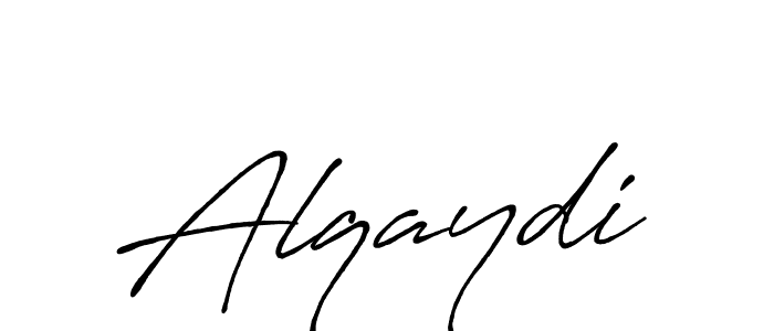 How to make Alqaydi signature? Antro_Vectra_Bolder is a professional autograph style. Create handwritten signature for Alqaydi name. Alqaydi signature style 7 images and pictures png