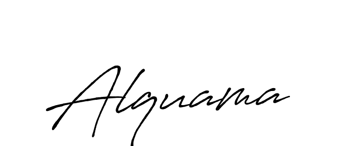 How to make Alquama signature? Antro_Vectra_Bolder is a professional autograph style. Create handwritten signature for Alquama name. Alquama signature style 7 images and pictures png