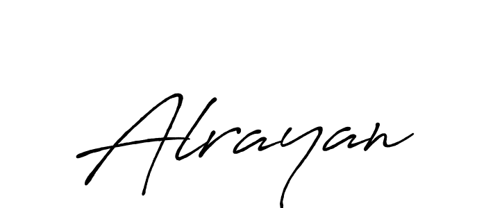 Antro_Vectra_Bolder is a professional signature style that is perfect for those who want to add a touch of class to their signature. It is also a great choice for those who want to make their signature more unique. Get Alrayan name to fancy signature for free. Alrayan signature style 7 images and pictures png