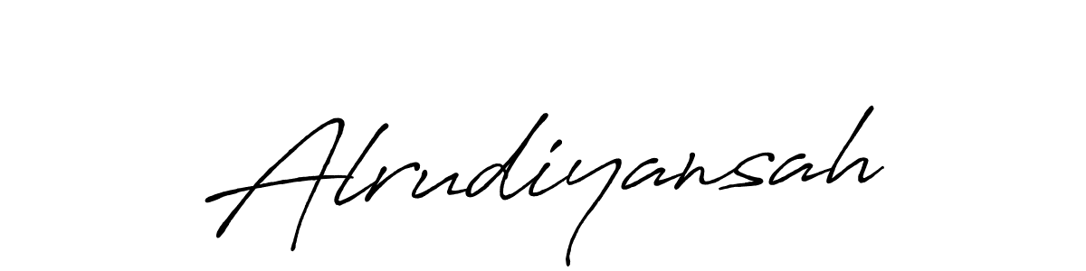 Antro_Vectra_Bolder is a professional signature style that is perfect for those who want to add a touch of class to their signature. It is also a great choice for those who want to make their signature more unique. Get Alrudiyansah name to fancy signature for free. Alrudiyansah signature style 7 images and pictures png