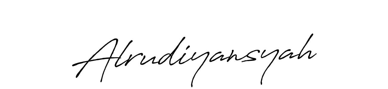 See photos of Alrudiyansyah official signature by Spectra . Check more albums & portfolios. Read reviews & check more about Antro_Vectra_Bolder font. Alrudiyansyah signature style 7 images and pictures png