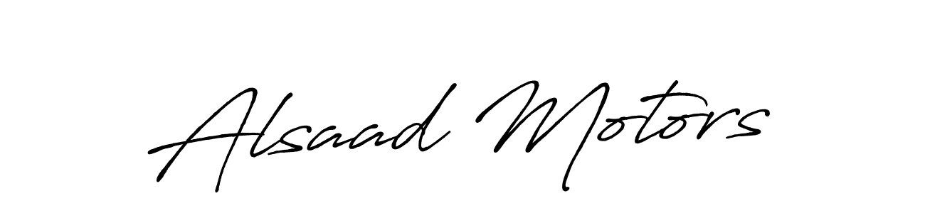 Make a beautiful signature design for name Alsaad Motors. Use this online signature maker to create a handwritten signature for free. Alsaad Motors signature style 7 images and pictures png