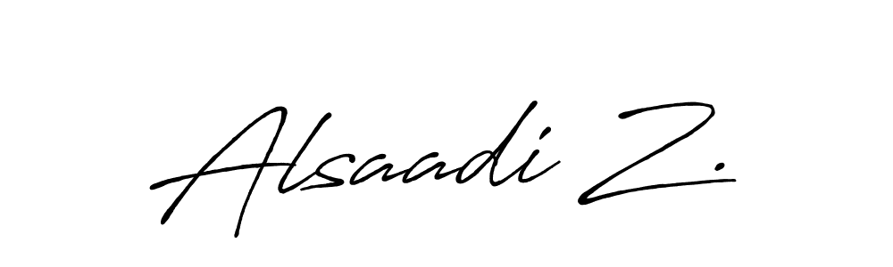 Best and Professional Signature Style for Alsaadi Z.. Antro_Vectra_Bolder Best Signature Style Collection. Alsaadi Z. signature style 7 images and pictures png