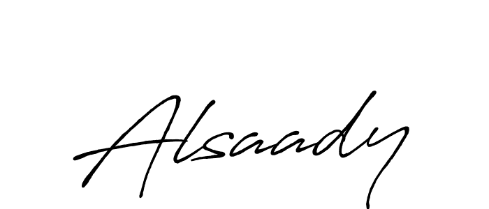Alsaady stylish signature style. Best Handwritten Sign (Antro_Vectra_Bolder) for my name. Handwritten Signature Collection Ideas for my name Alsaady. Alsaady signature style 7 images and pictures png