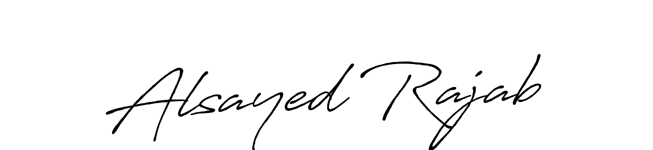 Use a signature maker to create a handwritten signature online. With this signature software, you can design (Antro_Vectra_Bolder) your own signature for name Alsayed Rajab. Alsayed Rajab signature style 7 images and pictures png