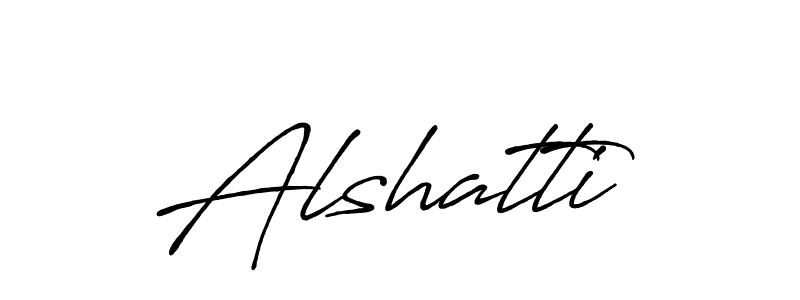 How to make Alshatti signature? Antro_Vectra_Bolder is a professional autograph style. Create handwritten signature for Alshatti name. Alshatti signature style 7 images and pictures png
