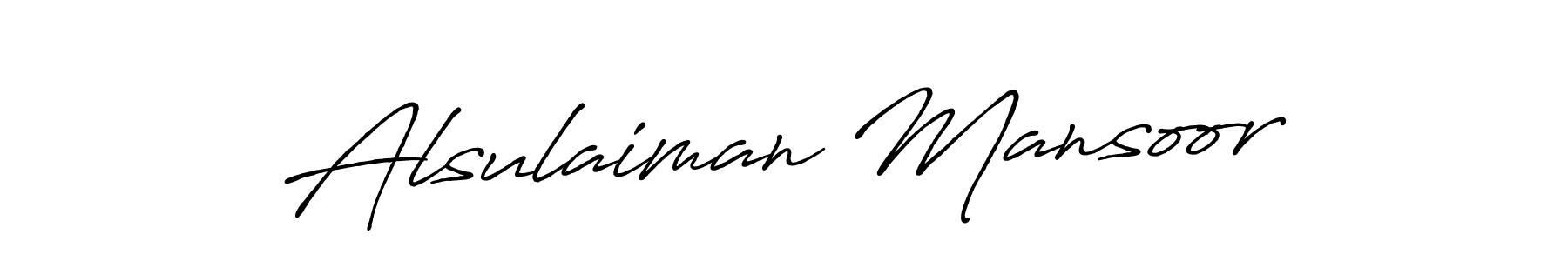 Similarly Antro_Vectra_Bolder is the best handwritten signature design. Signature creator online .You can use it as an online autograph creator for name Alsulaiman Mansoor. Alsulaiman Mansoor signature style 7 images and pictures png