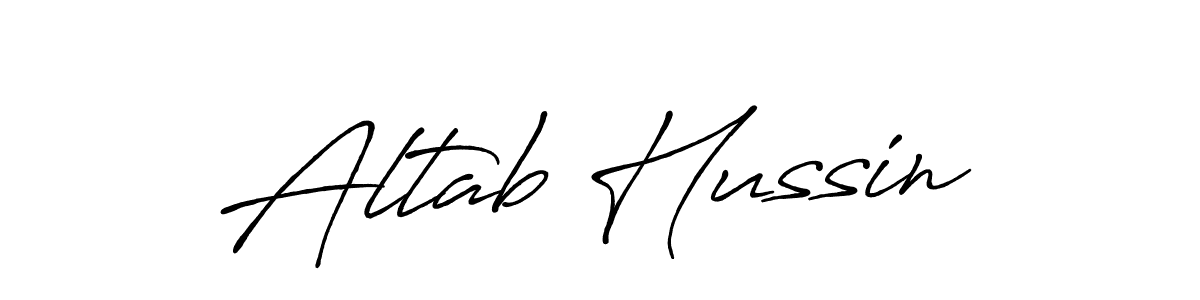Here are the top 10 professional signature styles for the name Altab Hussin. These are the best autograph styles you can use for your name. Altab Hussin signature style 7 images and pictures png