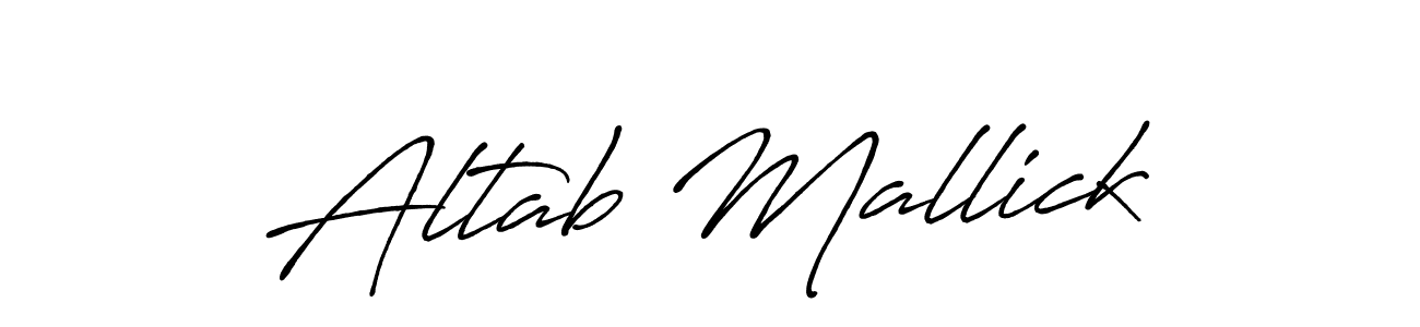 if you are searching for the best signature style for your name Altab Mallick. so please give up your signature search. here we have designed multiple signature styles  using Antro_Vectra_Bolder. Altab Mallick signature style 7 images and pictures png