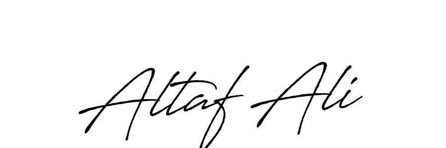 Create a beautiful signature design for name Altaf Ali. With this signature (Antro_Vectra_Bolder) fonts, you can make a handwritten signature for free. Altaf Ali signature style 7 images and pictures png