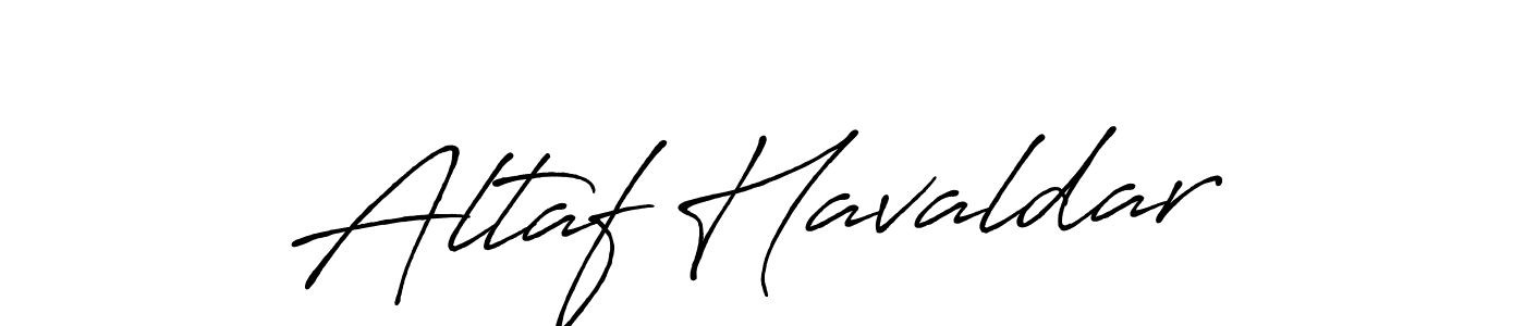 It looks lik you need a new signature style for name Altaf Havaldar. Design unique handwritten (Antro_Vectra_Bolder) signature with our free signature maker in just a few clicks. Altaf Havaldar signature style 7 images and pictures png