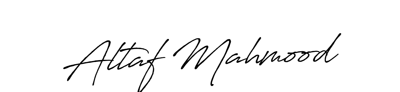 Design your own signature with our free online signature maker. With this signature software, you can create a handwritten (Antro_Vectra_Bolder) signature for name Altaf Mahmood. Altaf Mahmood signature style 7 images and pictures png