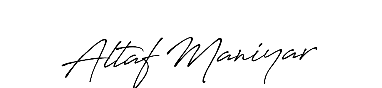 Antro_Vectra_Bolder is a professional signature style that is perfect for those who want to add a touch of class to their signature. It is also a great choice for those who want to make their signature more unique. Get Altaf Maniyar name to fancy signature for free. Altaf Maniyar signature style 7 images and pictures png