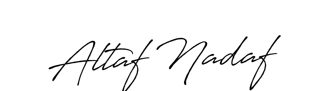 It looks lik you need a new signature style for name Altaf Nadaf. Design unique handwritten (Antro_Vectra_Bolder) signature with our free signature maker in just a few clicks. Altaf Nadaf signature style 7 images and pictures png