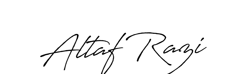 Also You can easily find your signature by using the search form. We will create Altaf Razi name handwritten signature images for you free of cost using Antro_Vectra_Bolder sign style. Altaf Razi signature style 7 images and pictures png