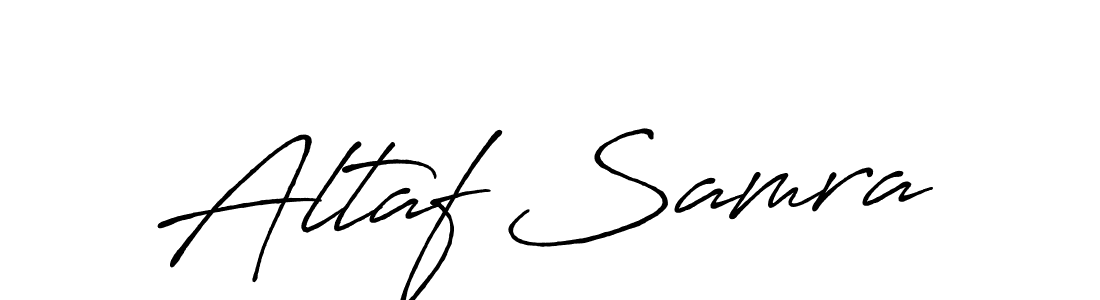 Altaf Samra stylish signature style. Best Handwritten Sign (Antro_Vectra_Bolder) for my name. Handwritten Signature Collection Ideas for my name Altaf Samra. Altaf Samra signature style 7 images and pictures png