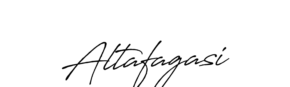 Create a beautiful signature design for name Altafagasi. With this signature (Antro_Vectra_Bolder) fonts, you can make a handwritten signature for free. Altafagasi signature style 7 images and pictures png