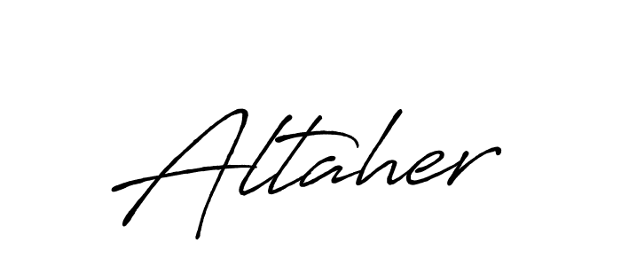 if you are searching for the best signature style for your name Altaher. so please give up your signature search. here we have designed multiple signature styles  using Antro_Vectra_Bolder. Altaher signature style 7 images and pictures png