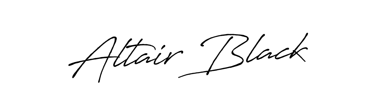 Make a beautiful signature design for name Altair Black. Use this online signature maker to create a handwritten signature for free. Altair Black signature style 7 images and pictures png