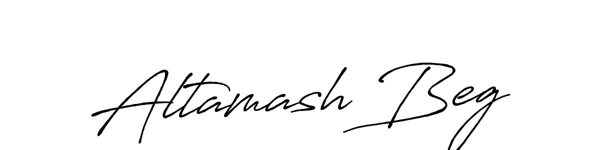 Design your own signature with our free online signature maker. With this signature software, you can create a handwritten (Antro_Vectra_Bolder) signature for name Altamash Beg. Altamash Beg signature style 7 images and pictures png